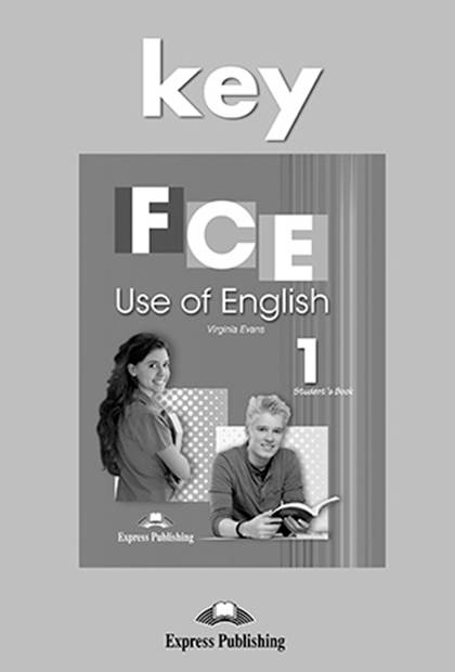 FCE USE OF ENGLISH 1 Soluções